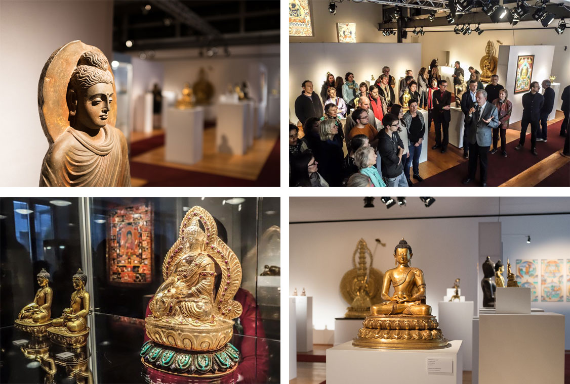 Auf den Spuren von Buddha Siddhartha Gautama: Buddhistische Statuenausstellung zur India Week Hamburg 2015